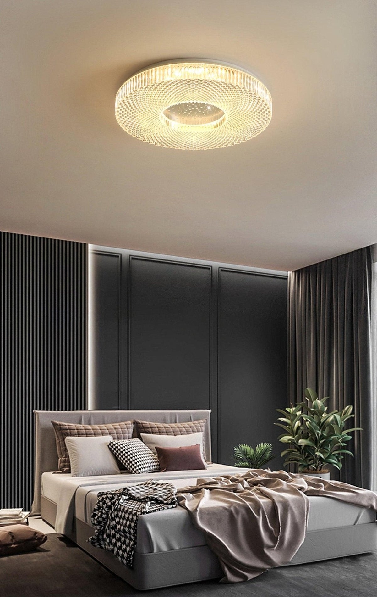 Lucalella Deckenleuchte Acryl LED luxuriös für Wohnzimmer