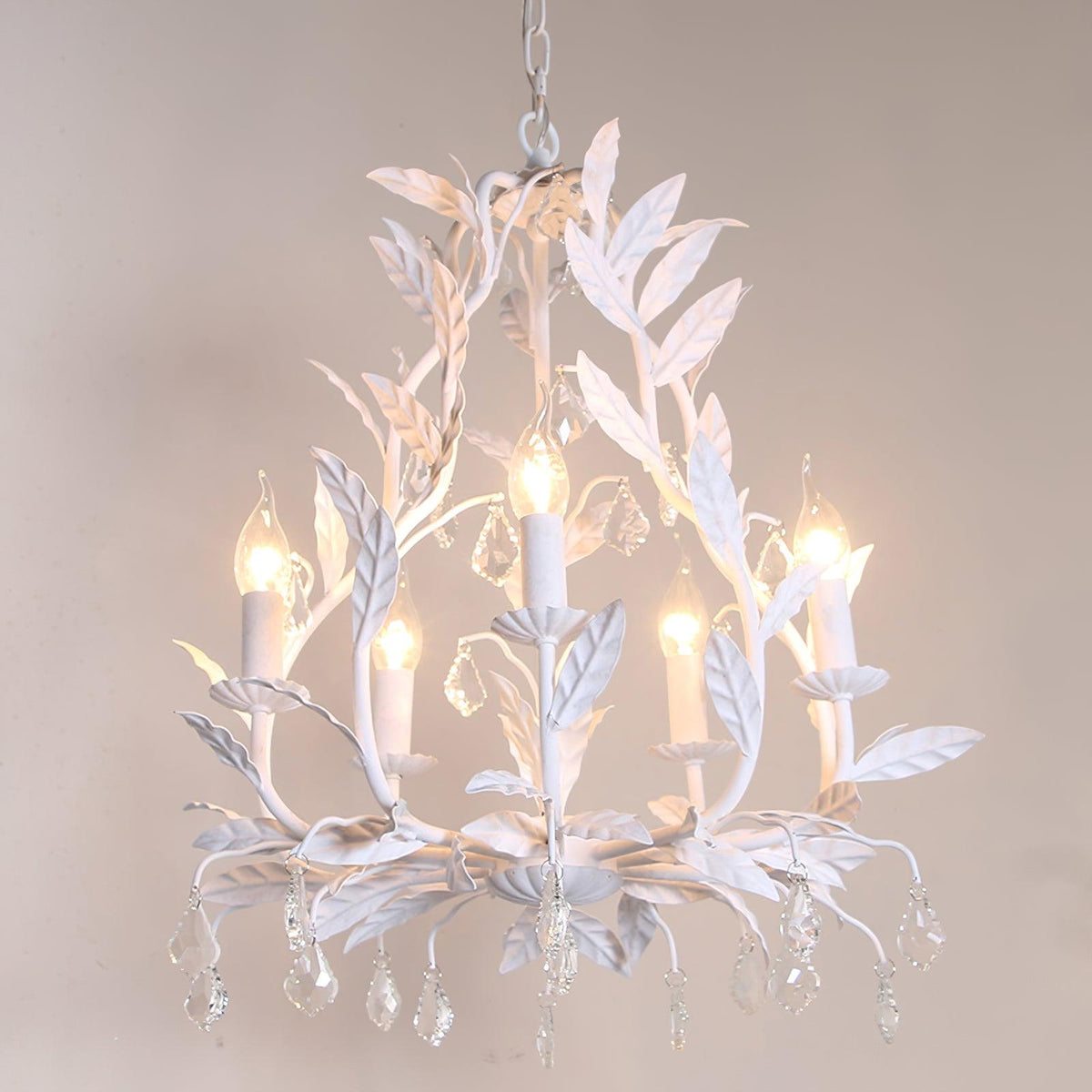 Sylvia Vintage-Glas-Kronleuchter