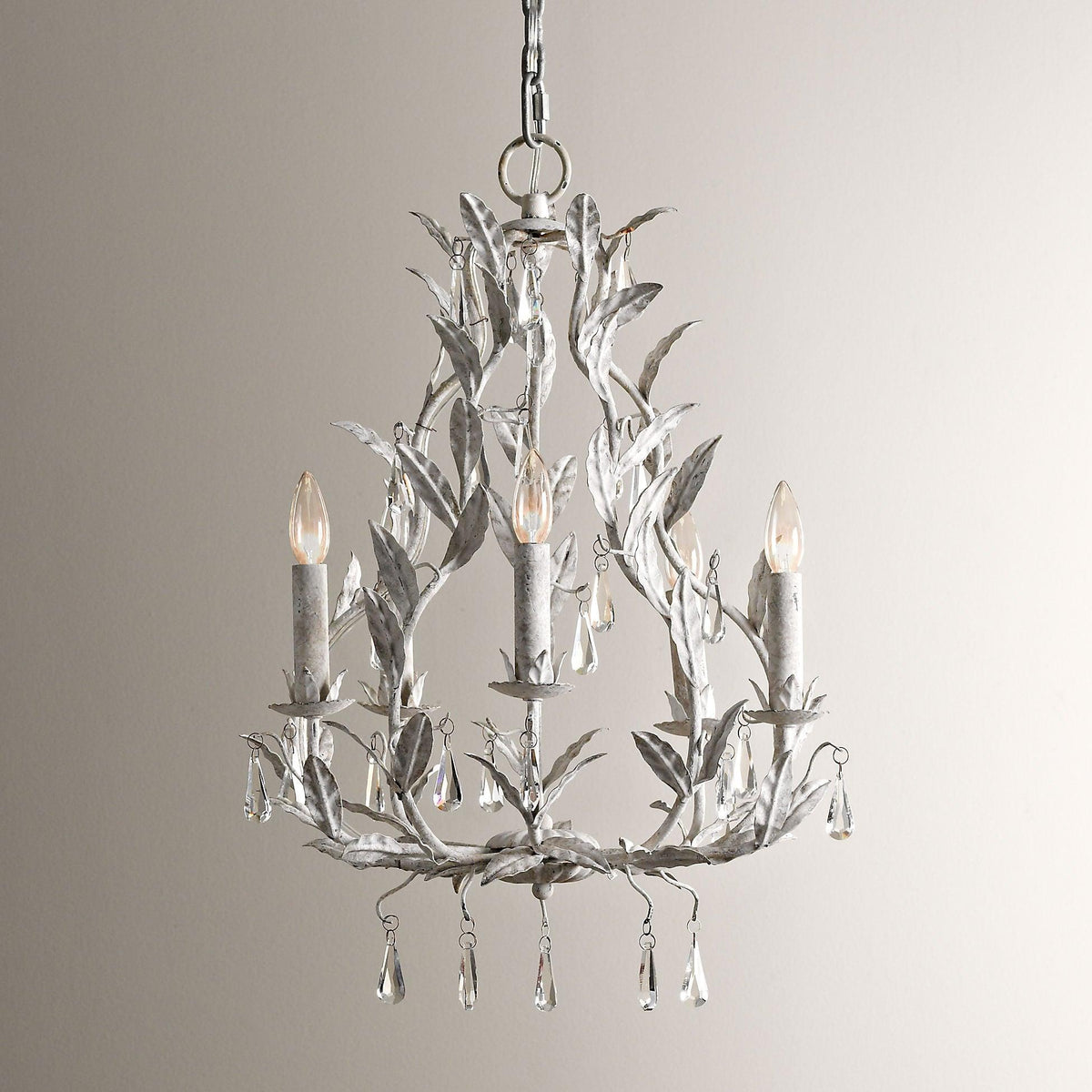 Sylvia Vintage-Glas-Kronleuchter