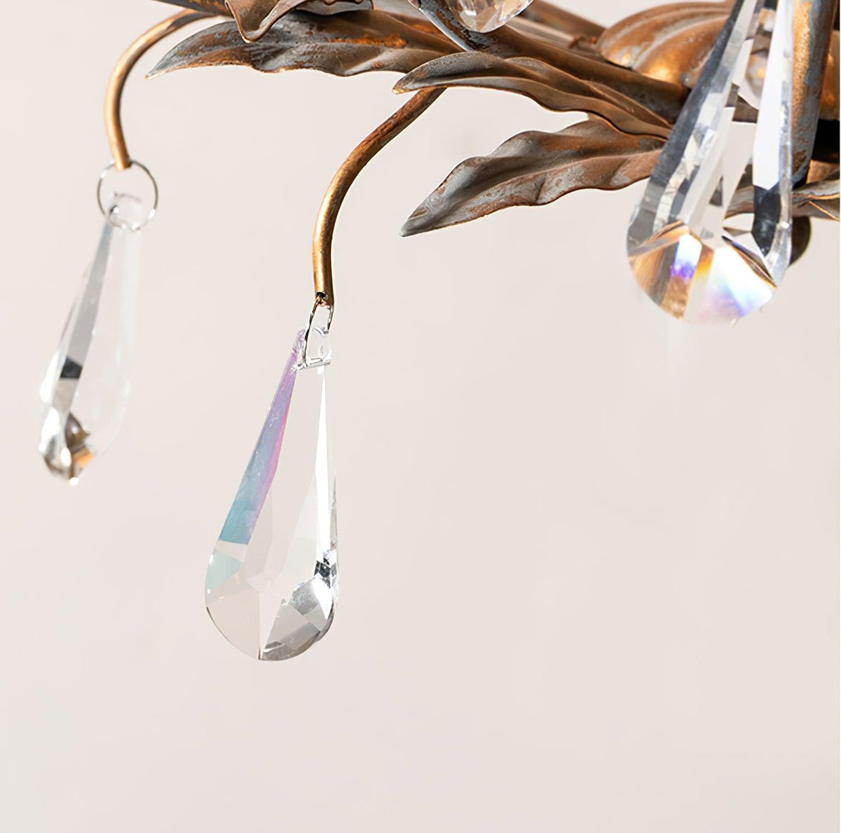 Sylvia Vintage-Glas-Kronleuchter