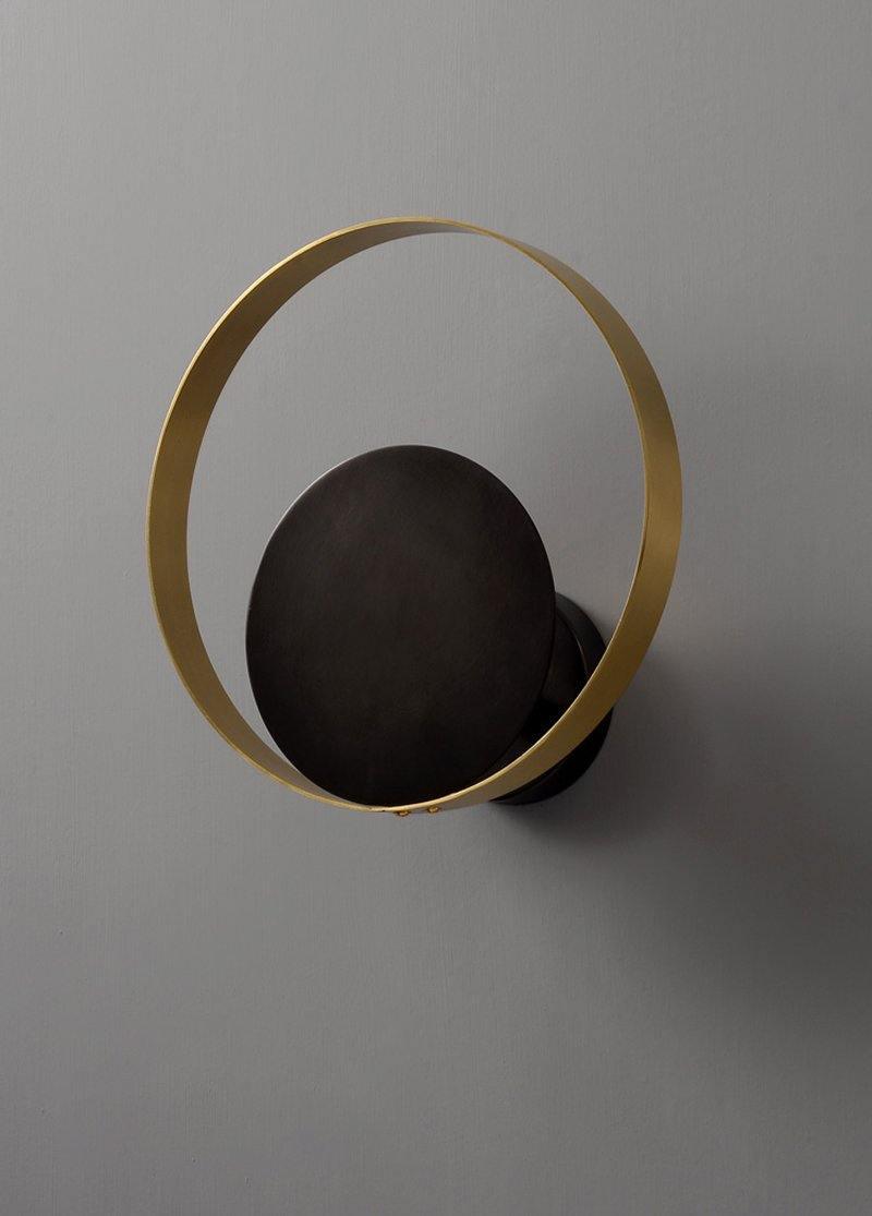 Erliren zeitgenössische minimalistische runde Wandleuchte