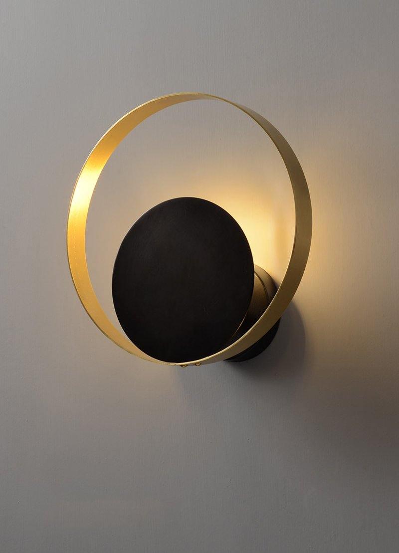 Erliren zeitgenössische minimalistische runde Wandleuchte