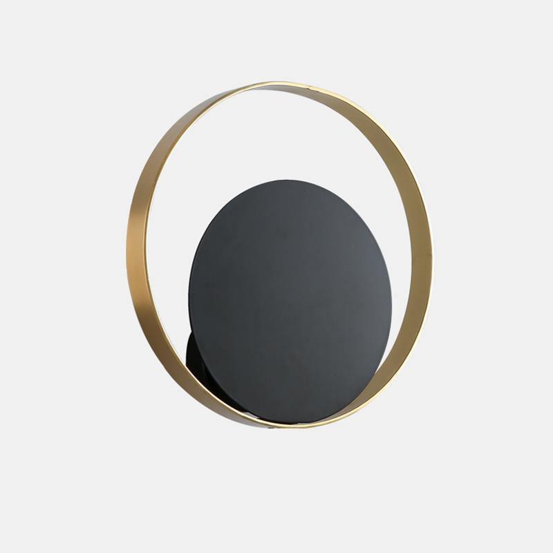 Erliren zeitgenössische minimalistische runde Wandleuchte