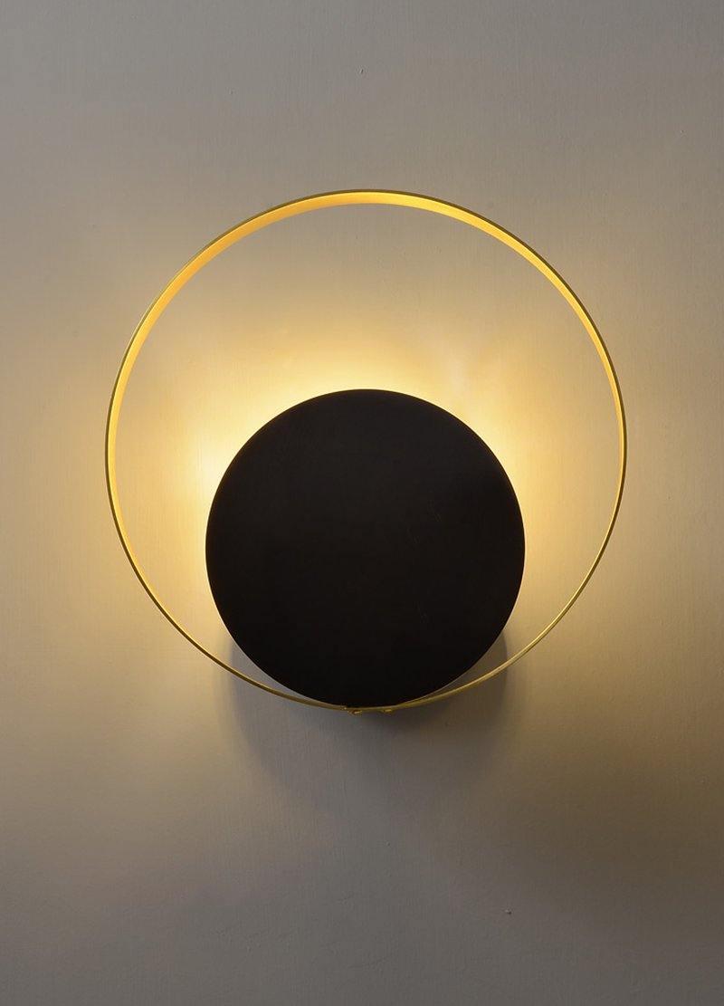 Erliren zeitgenössische minimalistische runde Wandleuchte