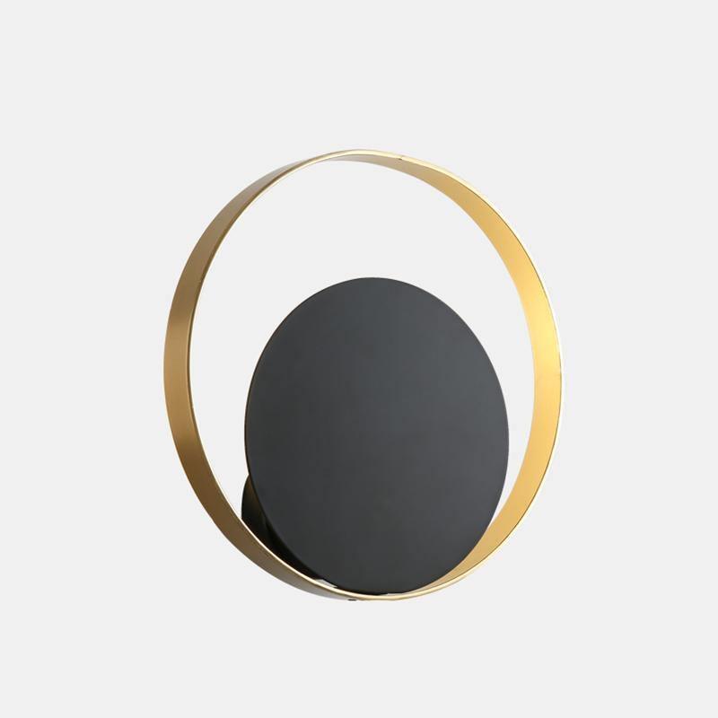 Erliren zeitgenössische minimalistische runde Wandleuchte