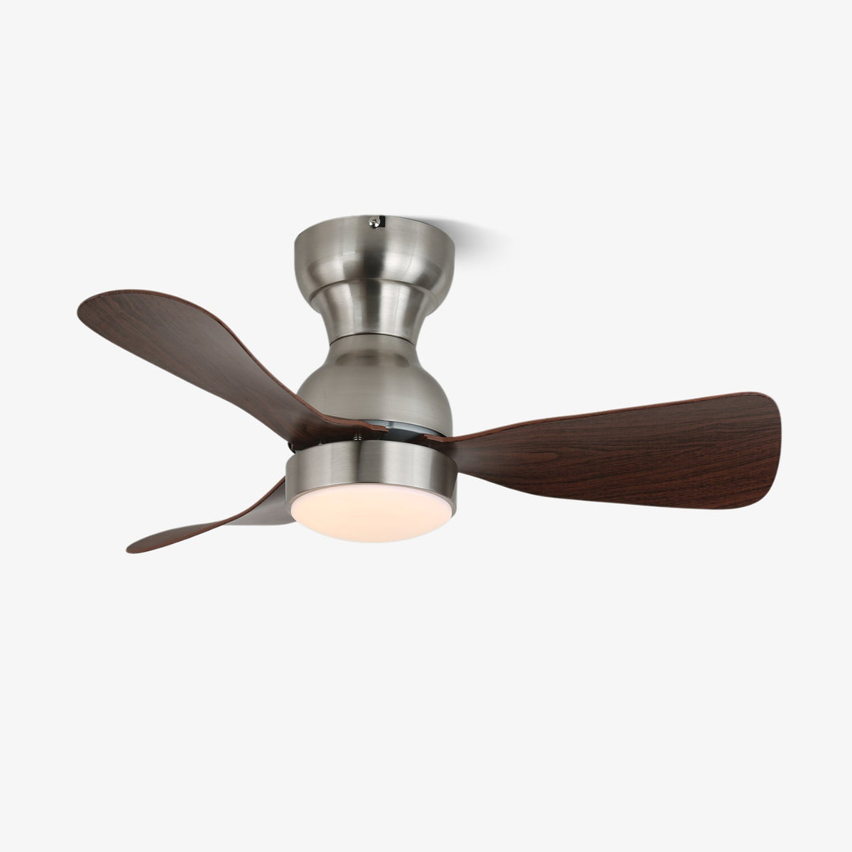 Aurdorus Moderner Deckenventilator mit Beleuchtung aus Holz