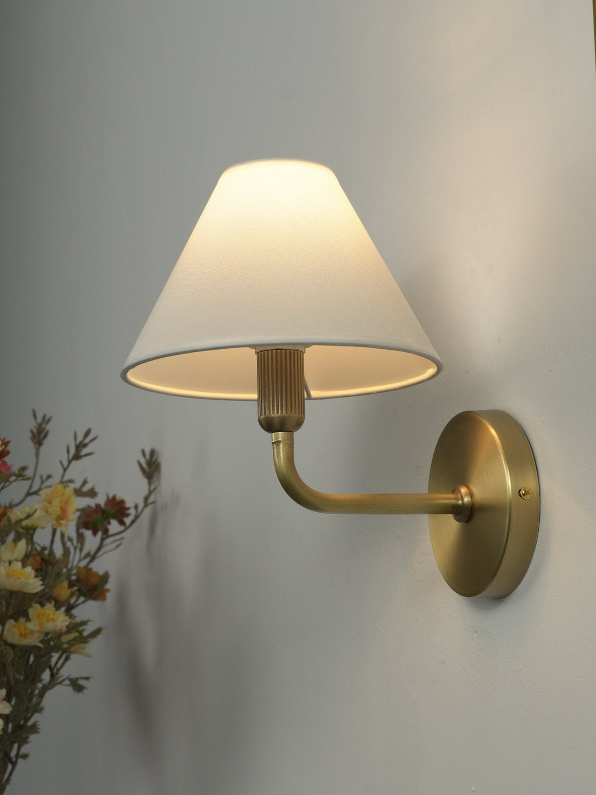 Solivelle Messing-Wandleuchte