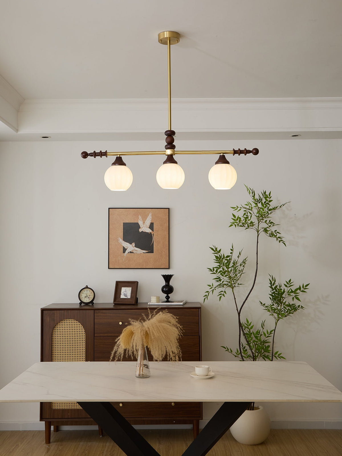 Vosole Kronleuchter im traditionellen Vintage-Stil aus Holz