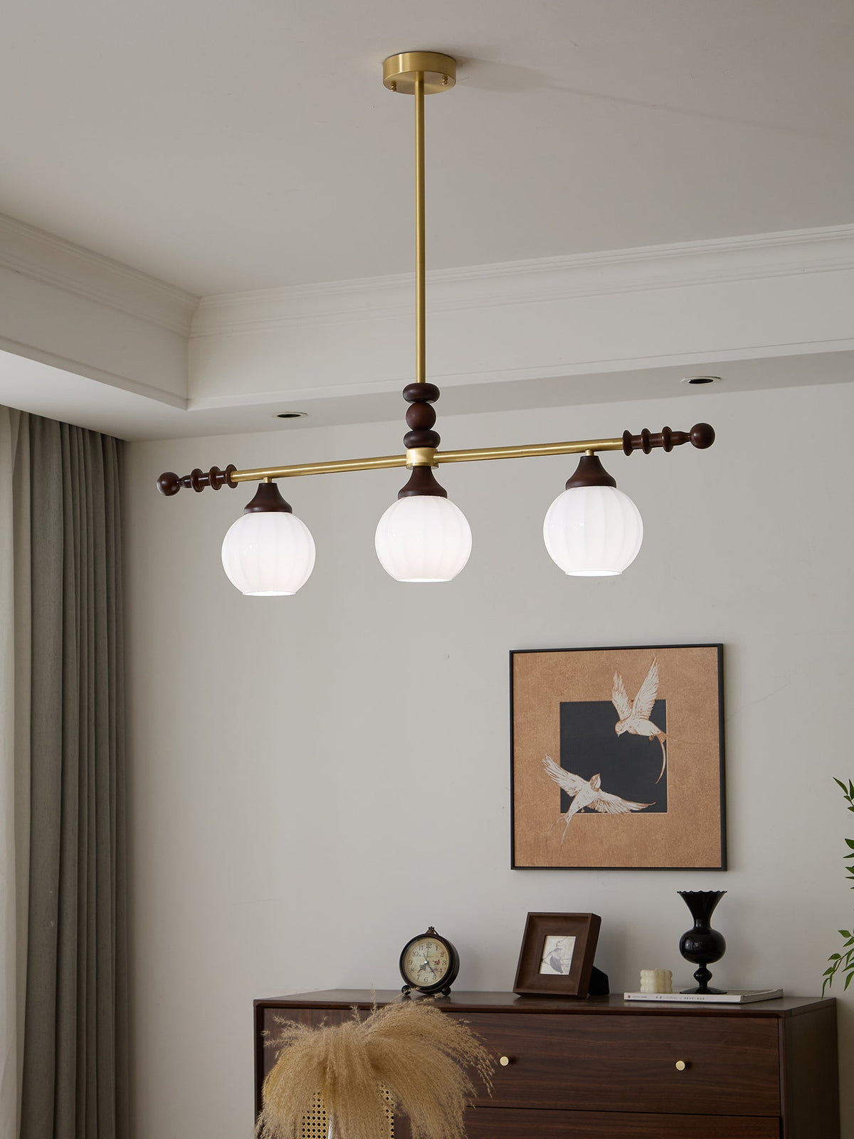 Vosole Kronleuchter im traditionellen Vintage-Stil aus Holz