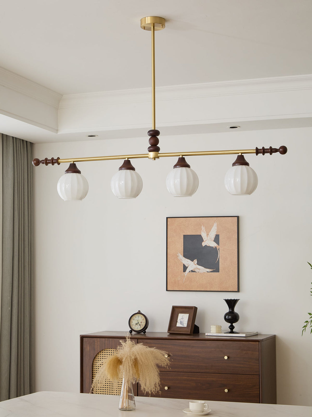 Vosole Kronleuchter im traditionellen Vintage-Stil aus Holz