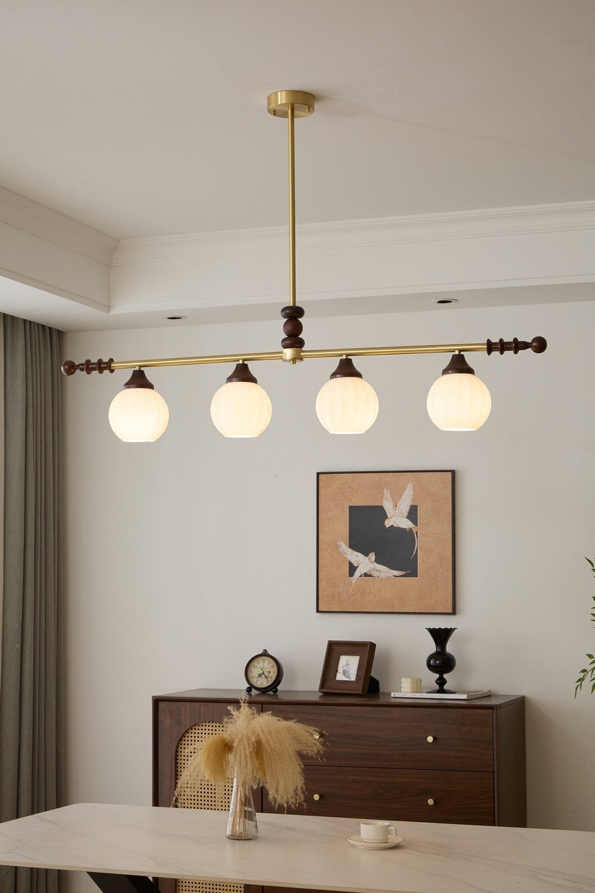 Vosole Kronleuchter im traditionellen Vintage-Stil aus Holz
