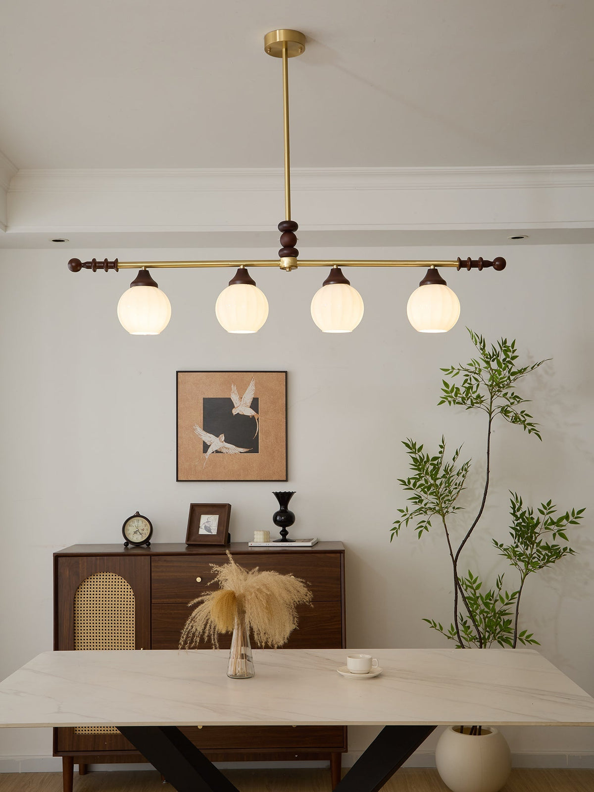 Vosole Kronleuchter im traditionellen Vintage-Stil aus Holz