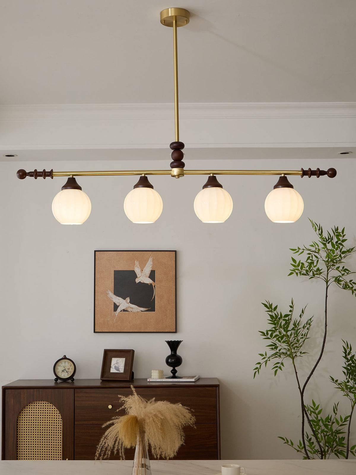 Vosole Kronleuchter im traditionellen Vintage-Stil aus Holz
