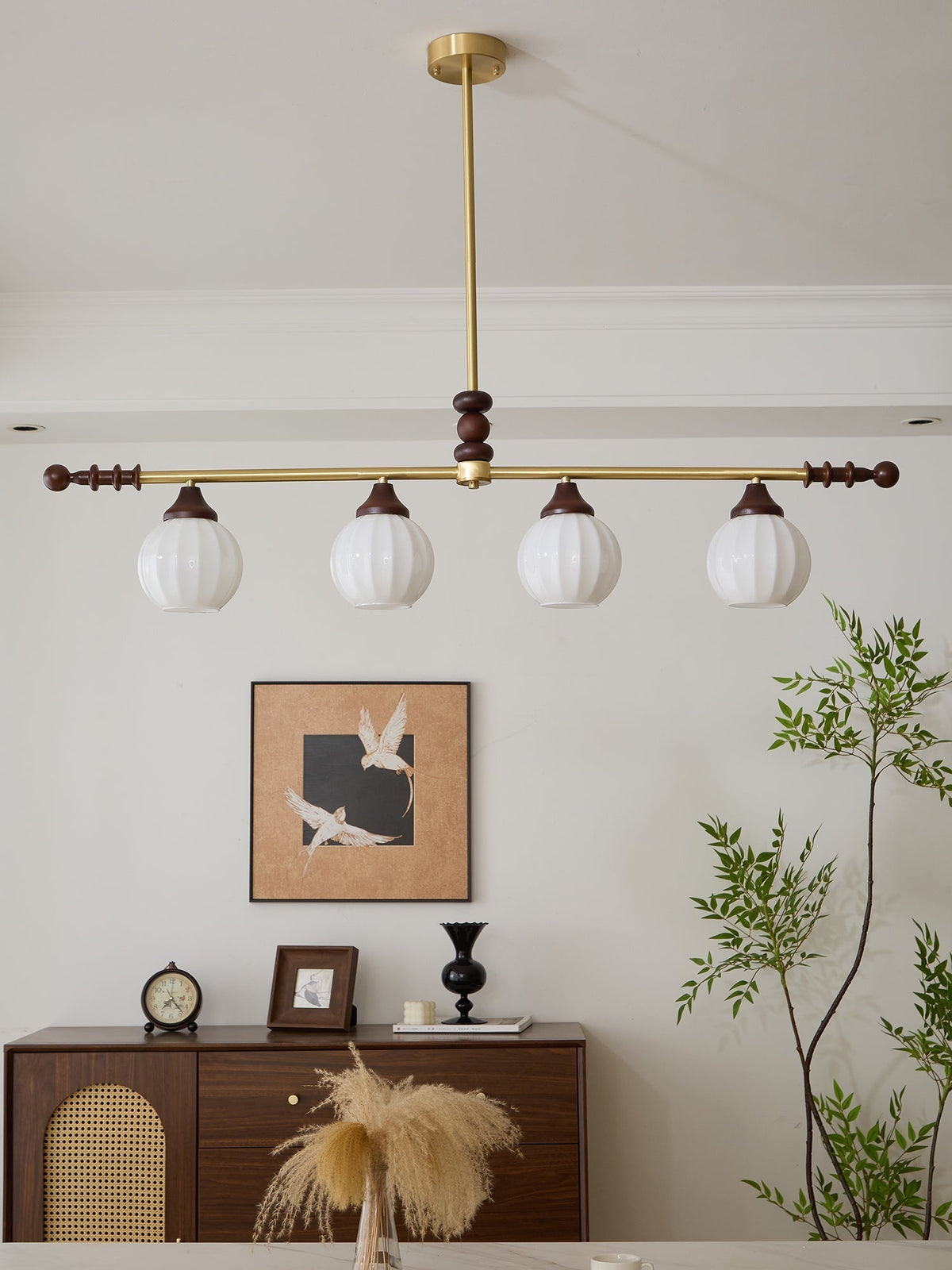 Vosole Kronleuchter im traditionellen Vintage-Stil aus Holz