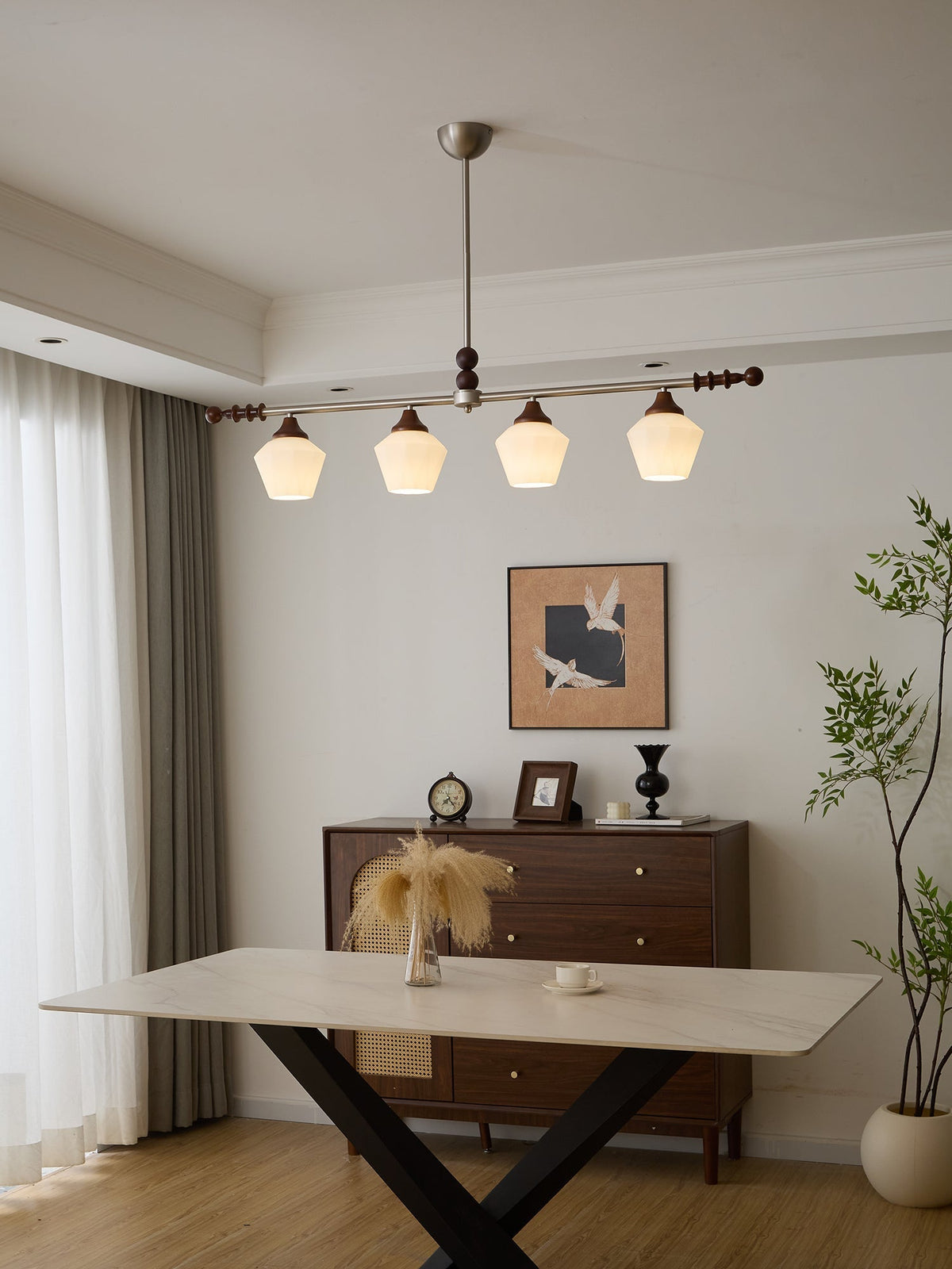 Vosole Kronleuchter im traditionellen Vintage-Stil aus Holz