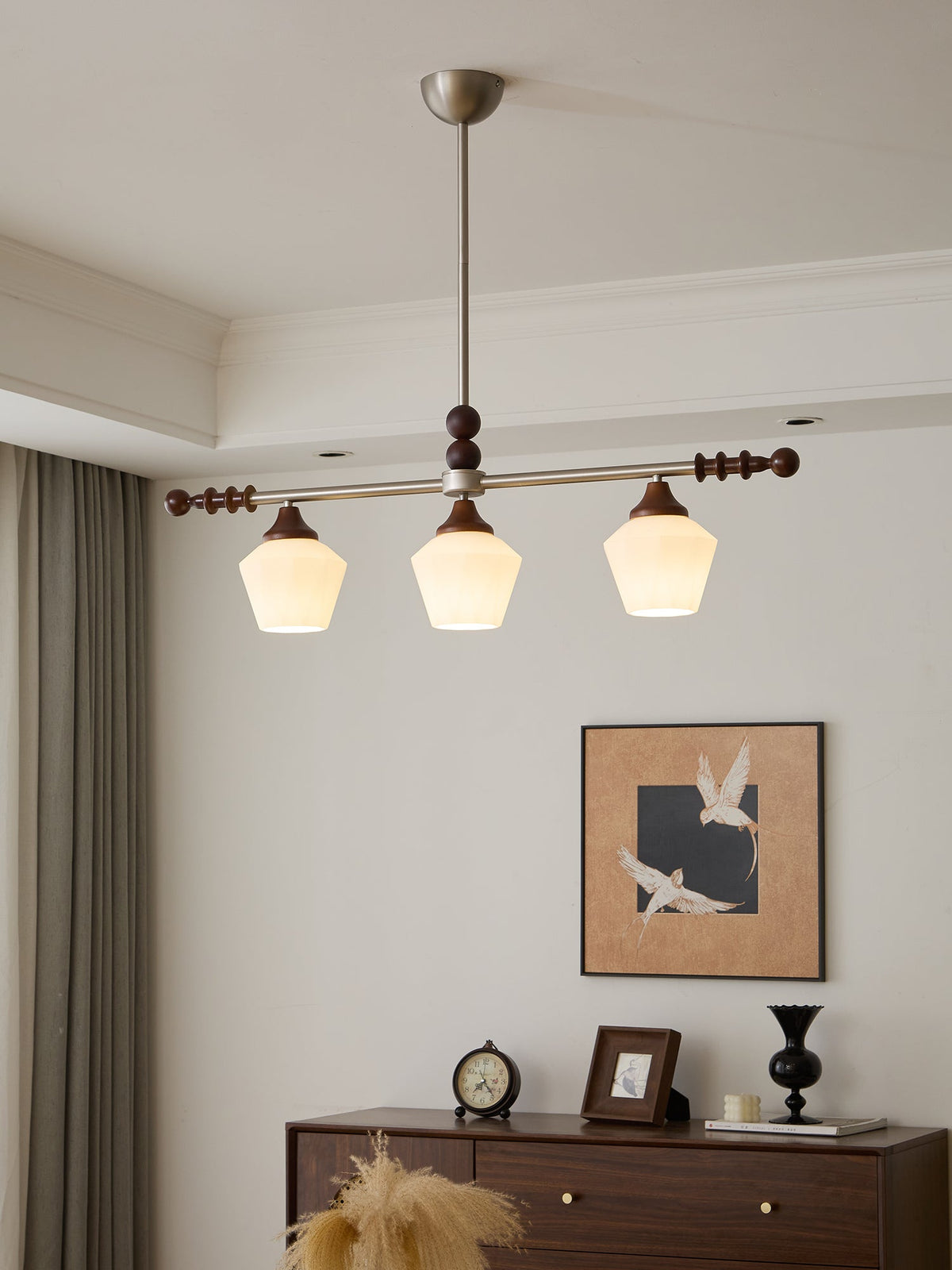 Vosole Kronleuchter im traditionellen Vintage-Stil aus Holz