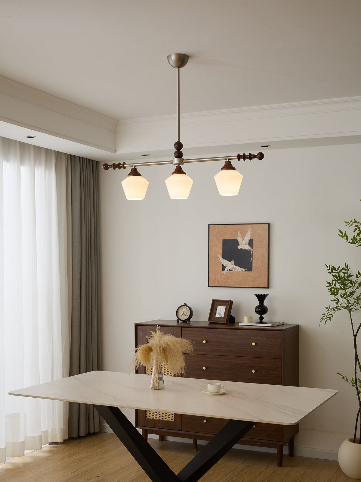 Vosole Kronleuchter im traditionellen Vintage-Stil aus Holz
