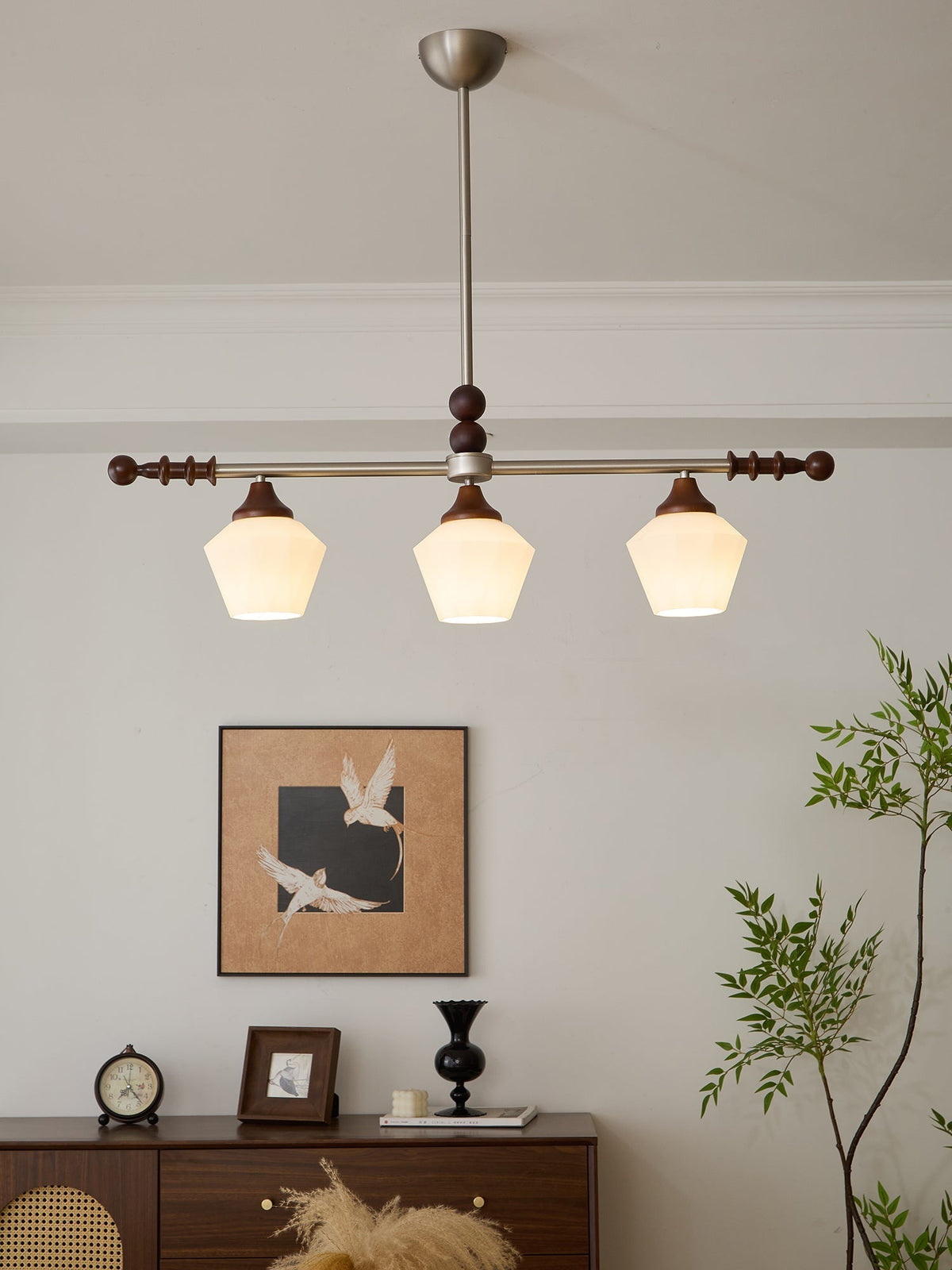 Vosole Kronleuchter im traditionellen Vintage-Stil aus Holz