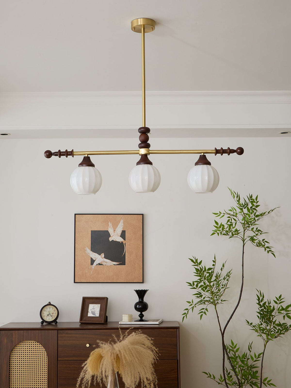 Vosole Kronleuchter im traditionellen Vintage-Stil aus Holz