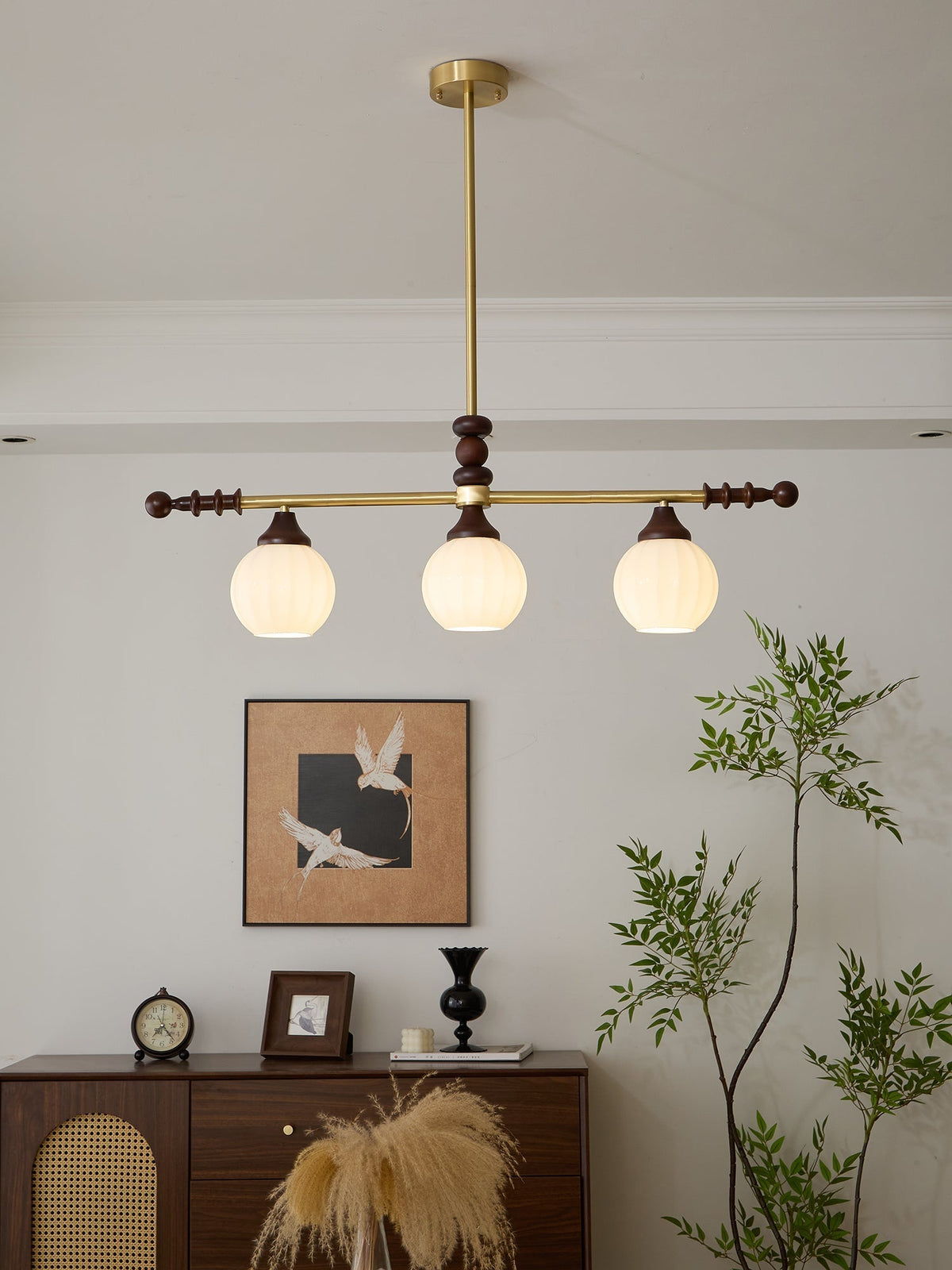 Vosole Kronleuchter im traditionellen Vintage-Stil aus Holz