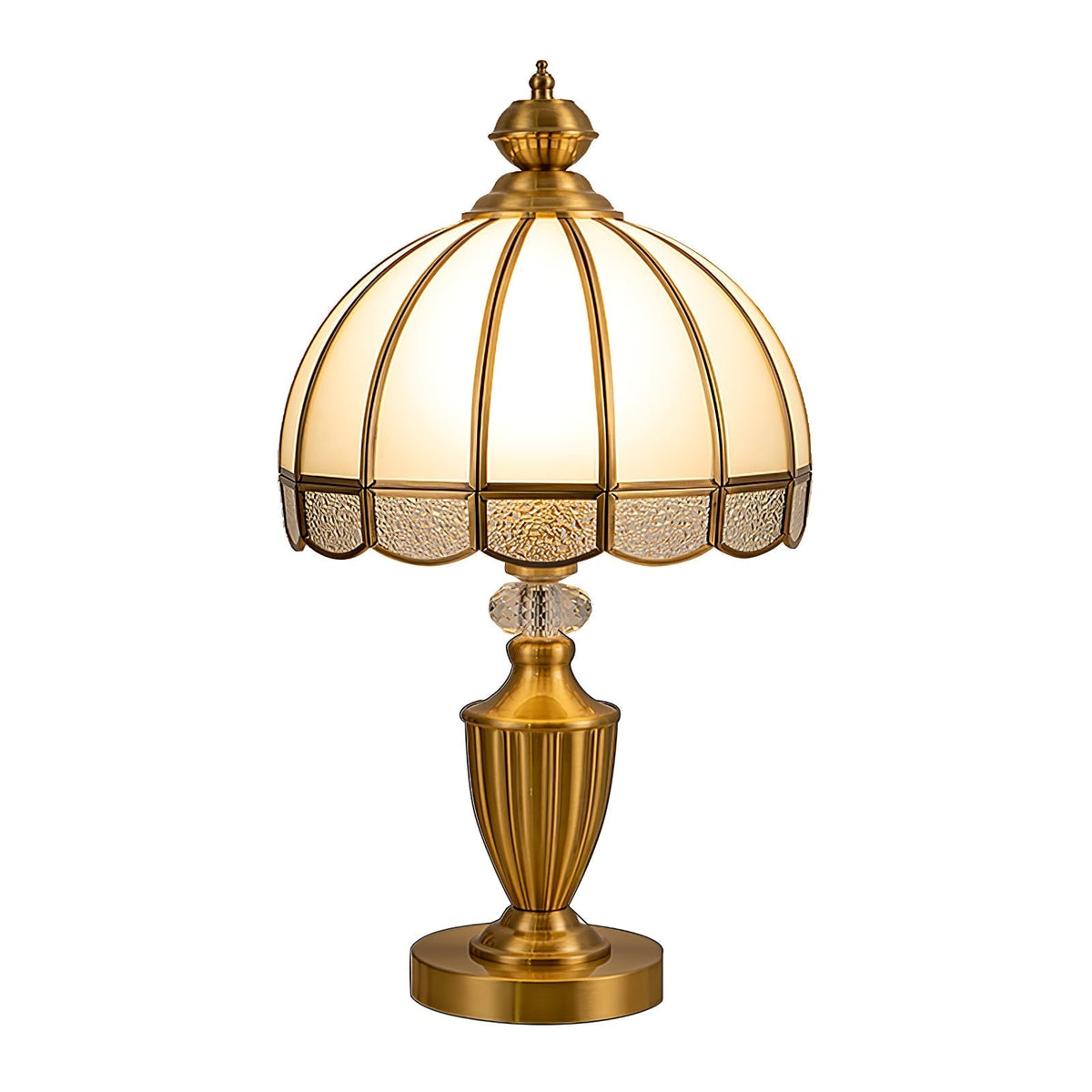 Opaline-Glas-Klassik-Tischleuchte