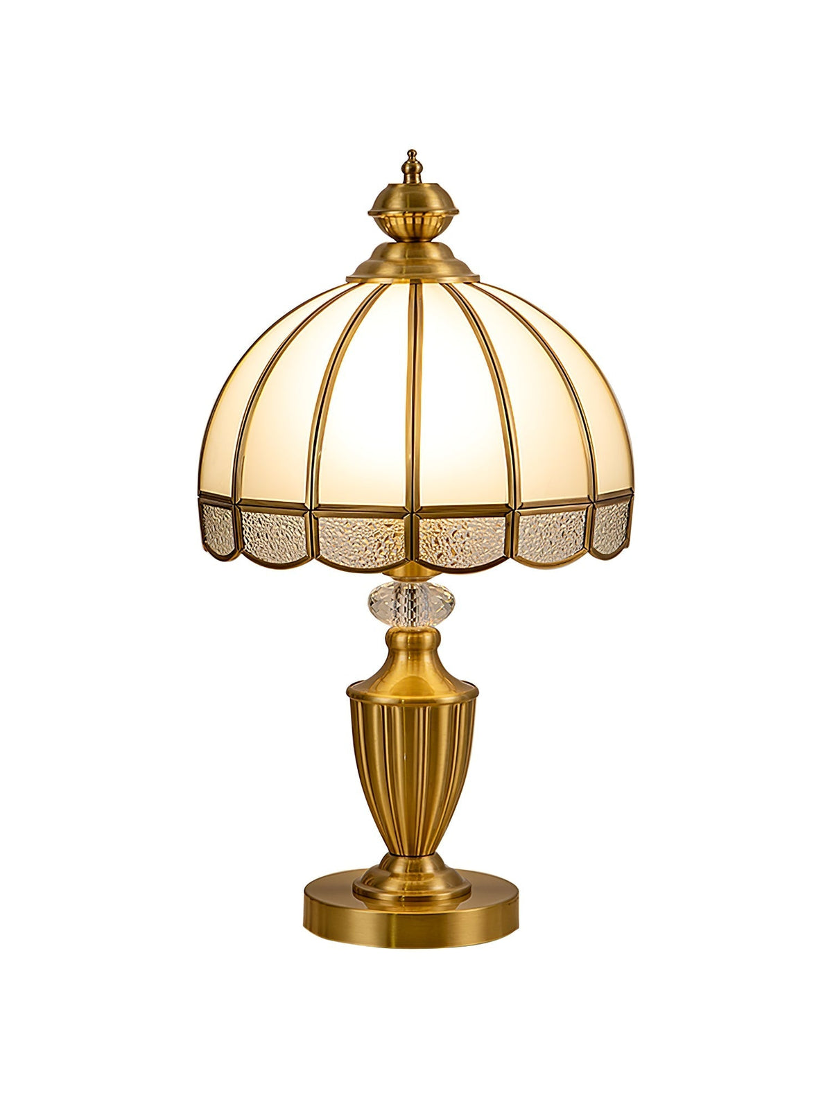Opaline-Glas-Klassik-Tischleuchte
