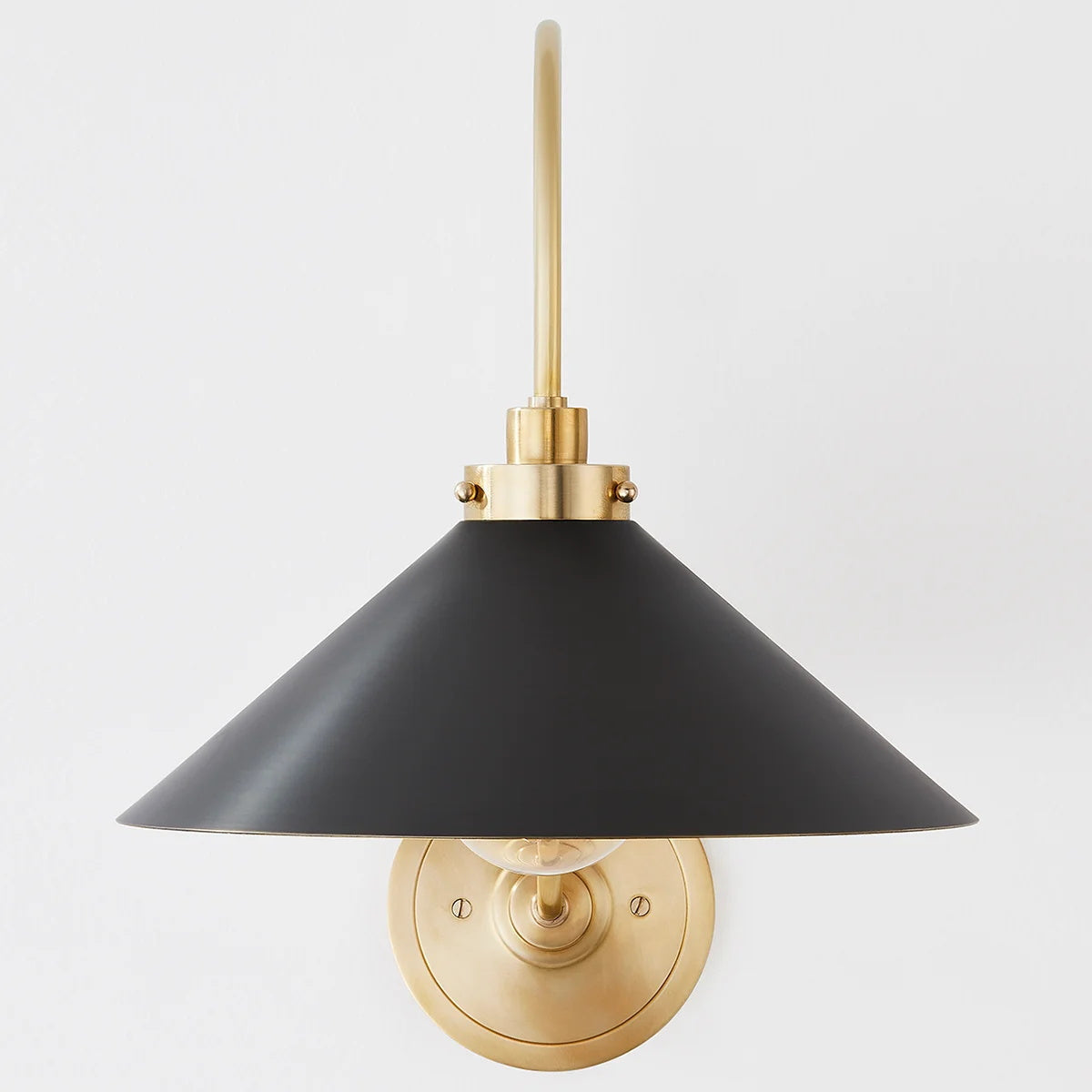Soliaria Messing-Wandleuchte