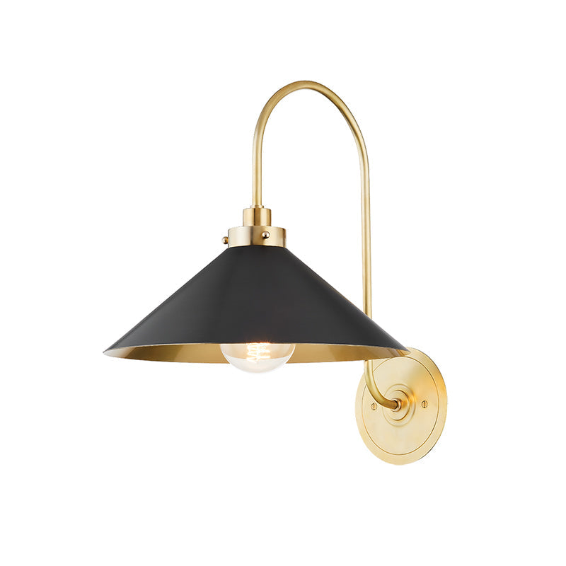 Soliaria Messing-Wandleuchte