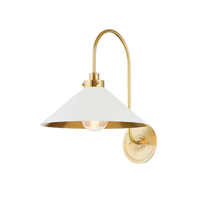 Soliaria Messing-Wandleuchte