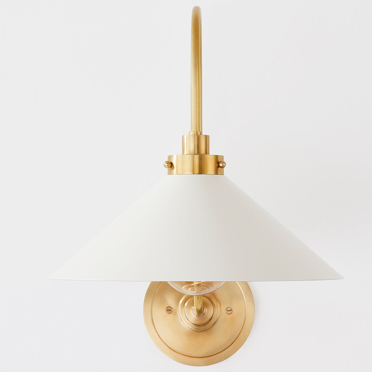 Soliaria Messing-Wandleuchte