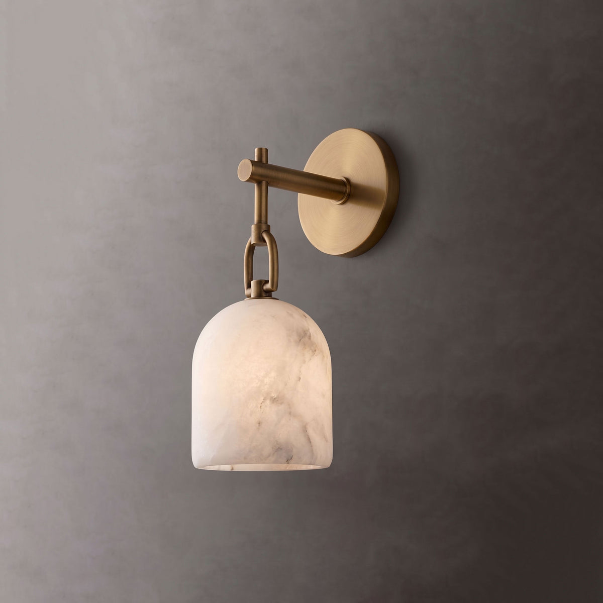 Davenhurst Alabaster-Wandleuchte