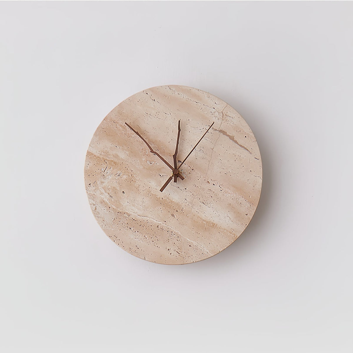 Nororielle Minimalistische Wandleuchte aus Travertin in Gelb