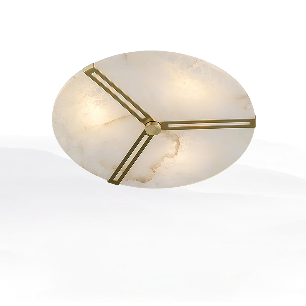 Avenielle Alabaster flache Deckenleuchte