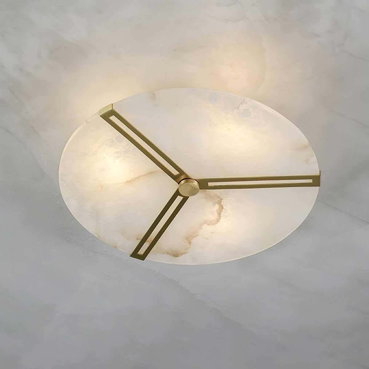 Avenielle Alabaster flache Deckenleuchte