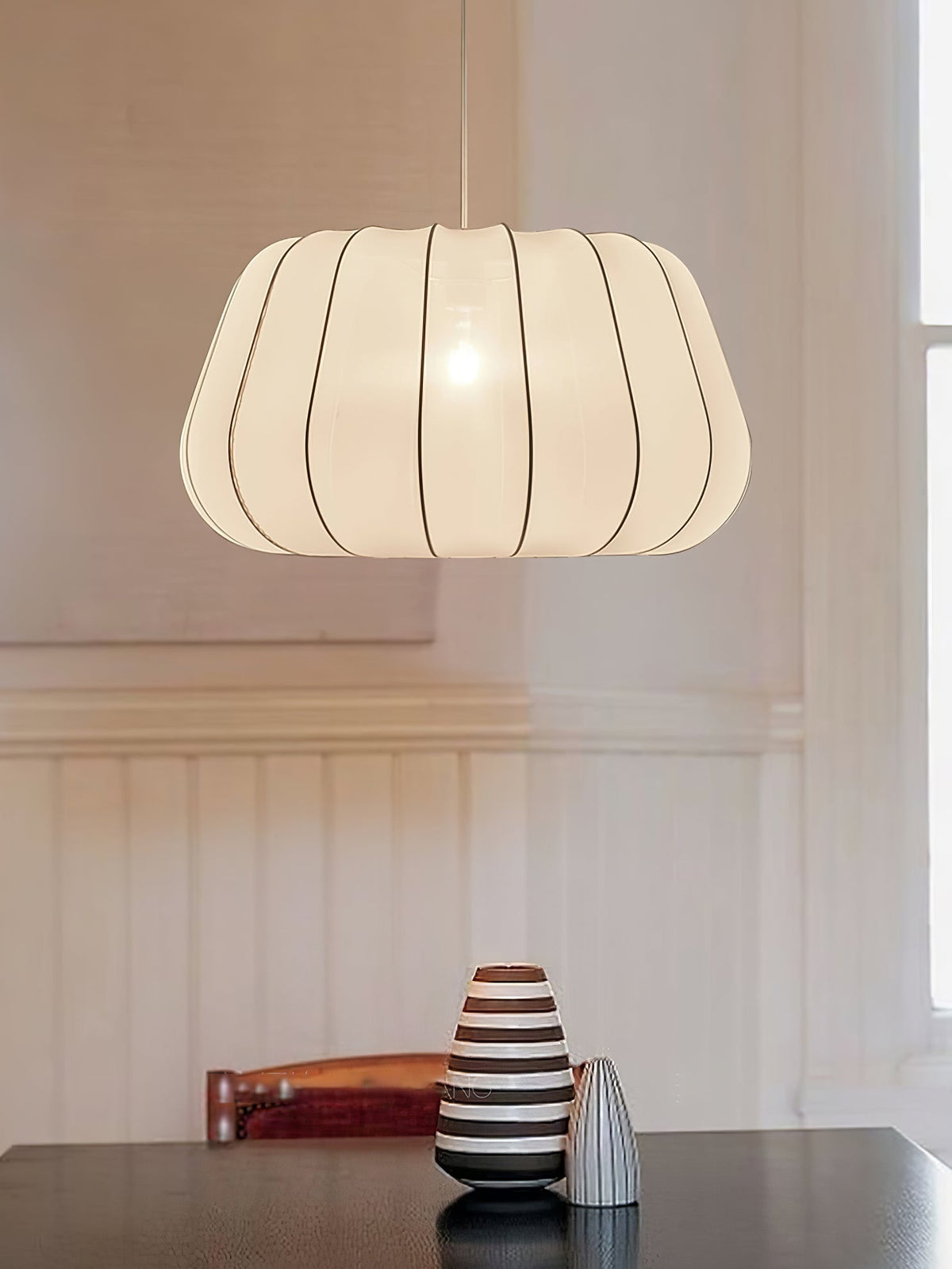 Zenell Elegance Cloud-Stoff-Pendelleuchte