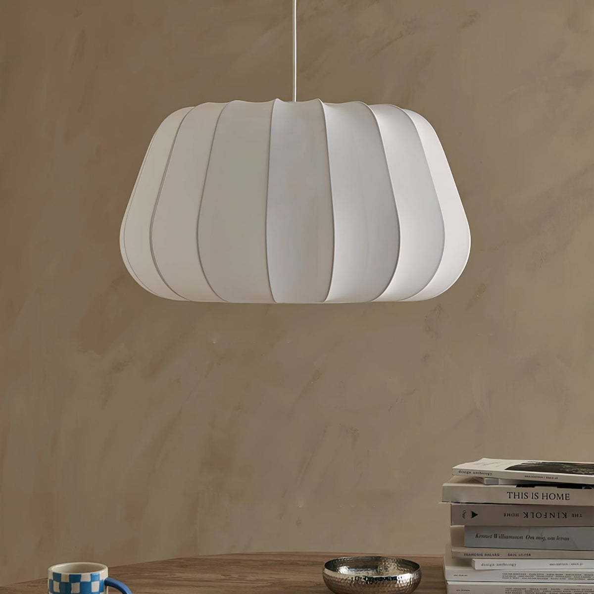 Zenell Elegance Cloud-Stoff-Pendelleuchte
