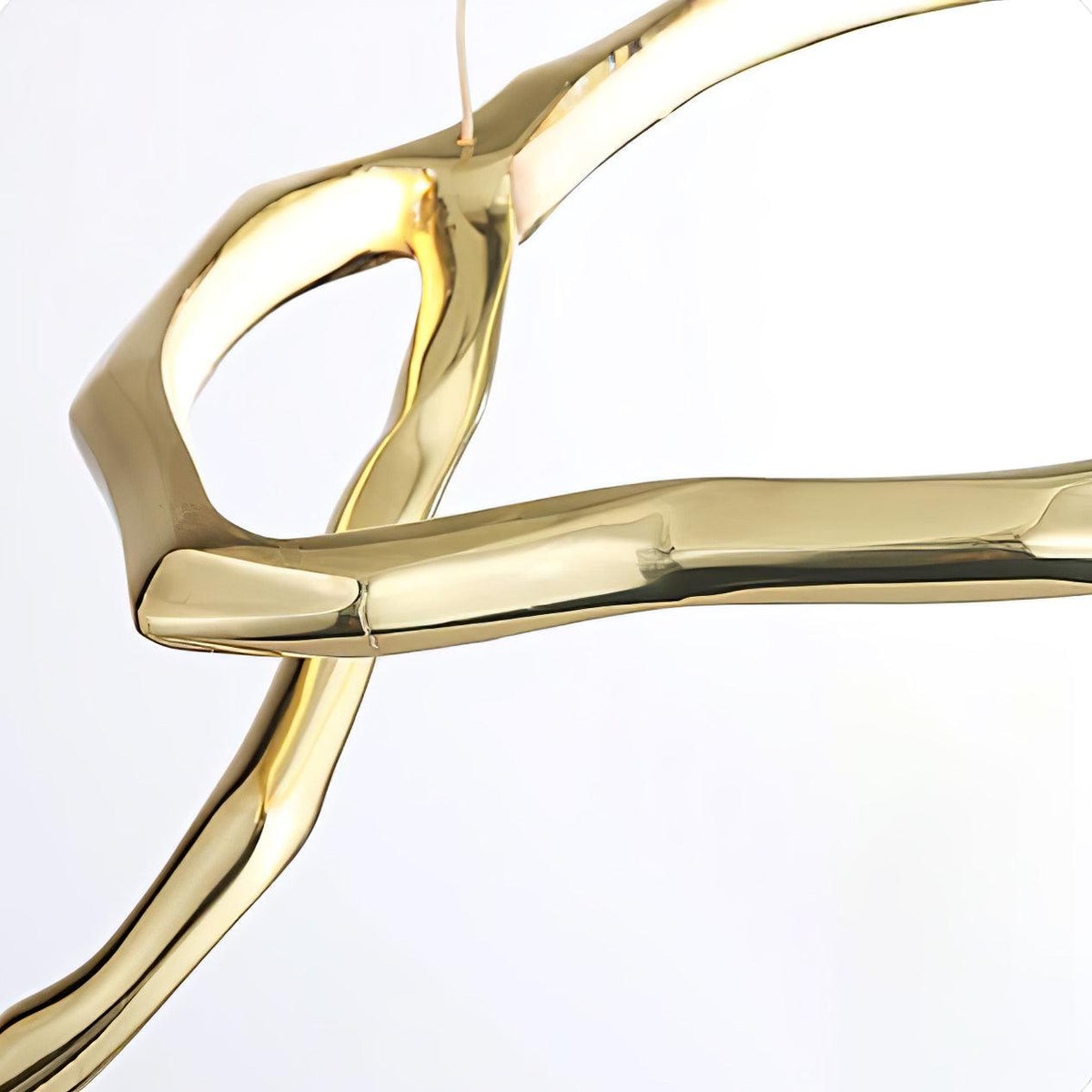 Aballs Kronleuchter Cloud Rings Series in Messing