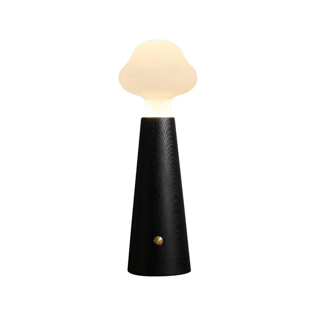 Mushio Tischlampe aus Holz in Wolkenform