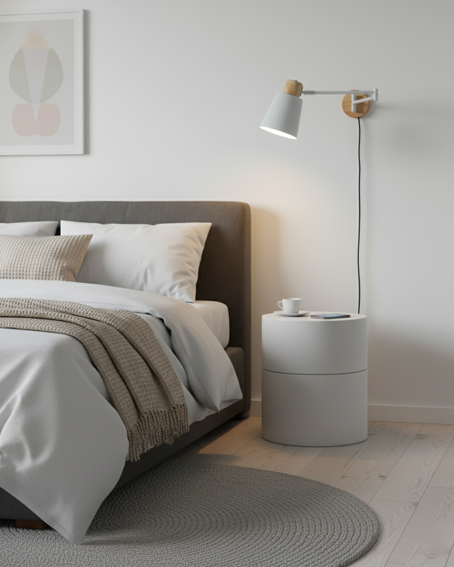 Reneraya verstellbare Wandleuchte mit US-Stecker