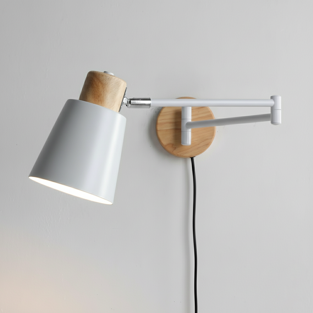 Reneraya verstellbare Wandleuchte mit US-Stecker