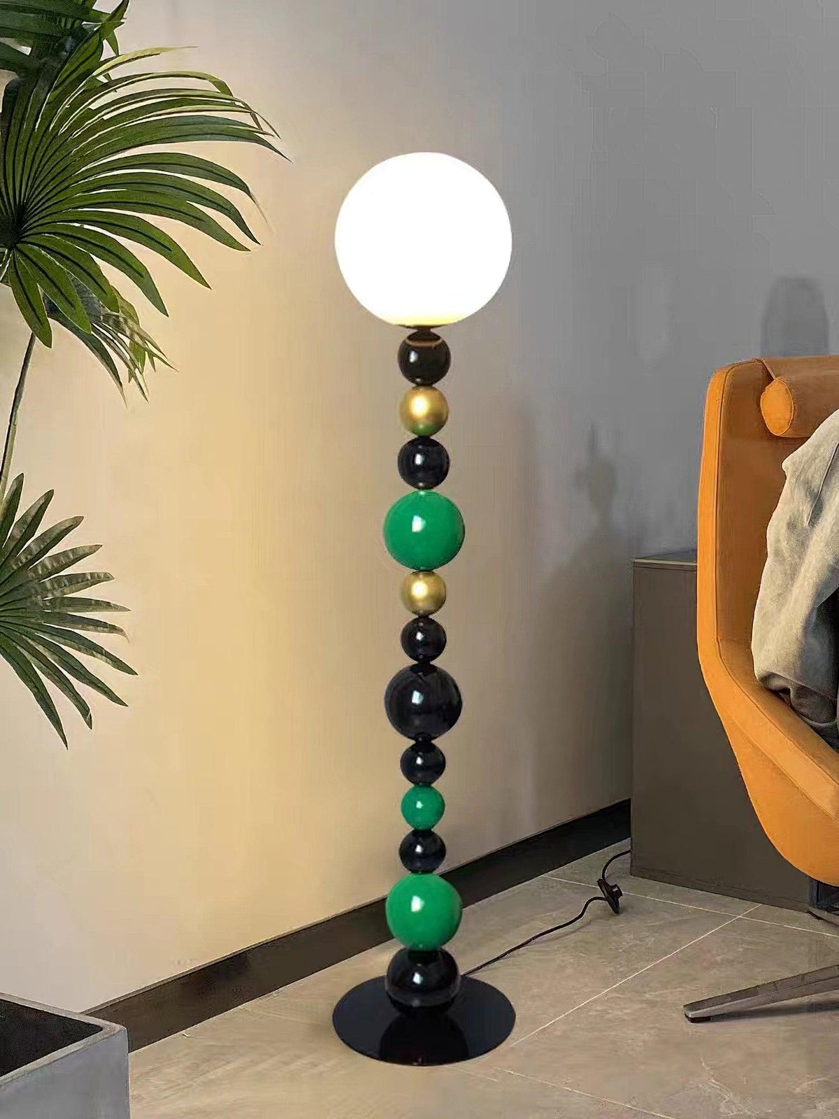 Zoriel Kunstglas-Stehleuchte