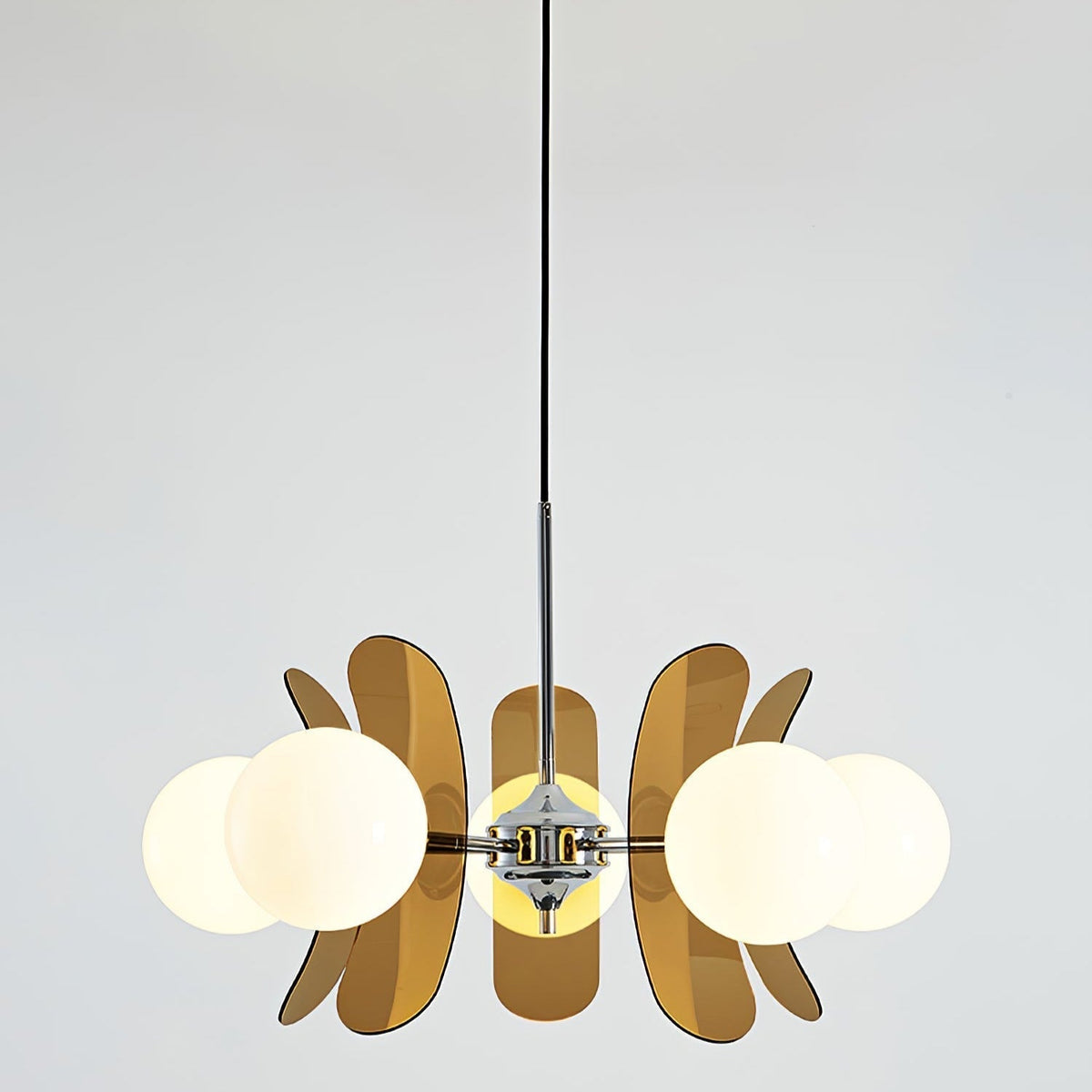 Prism Kreativität Sputnik Orange-Glas Kronleuchter