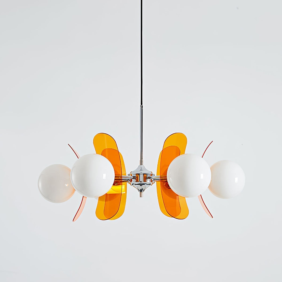 Prism Kreativität Sputnik Orange-Glas Kronleuchter