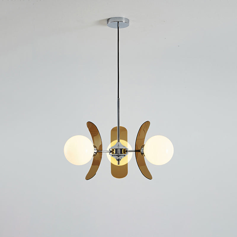 Prism Kreativität Sputnik Orange-Glas Kronleuchter
