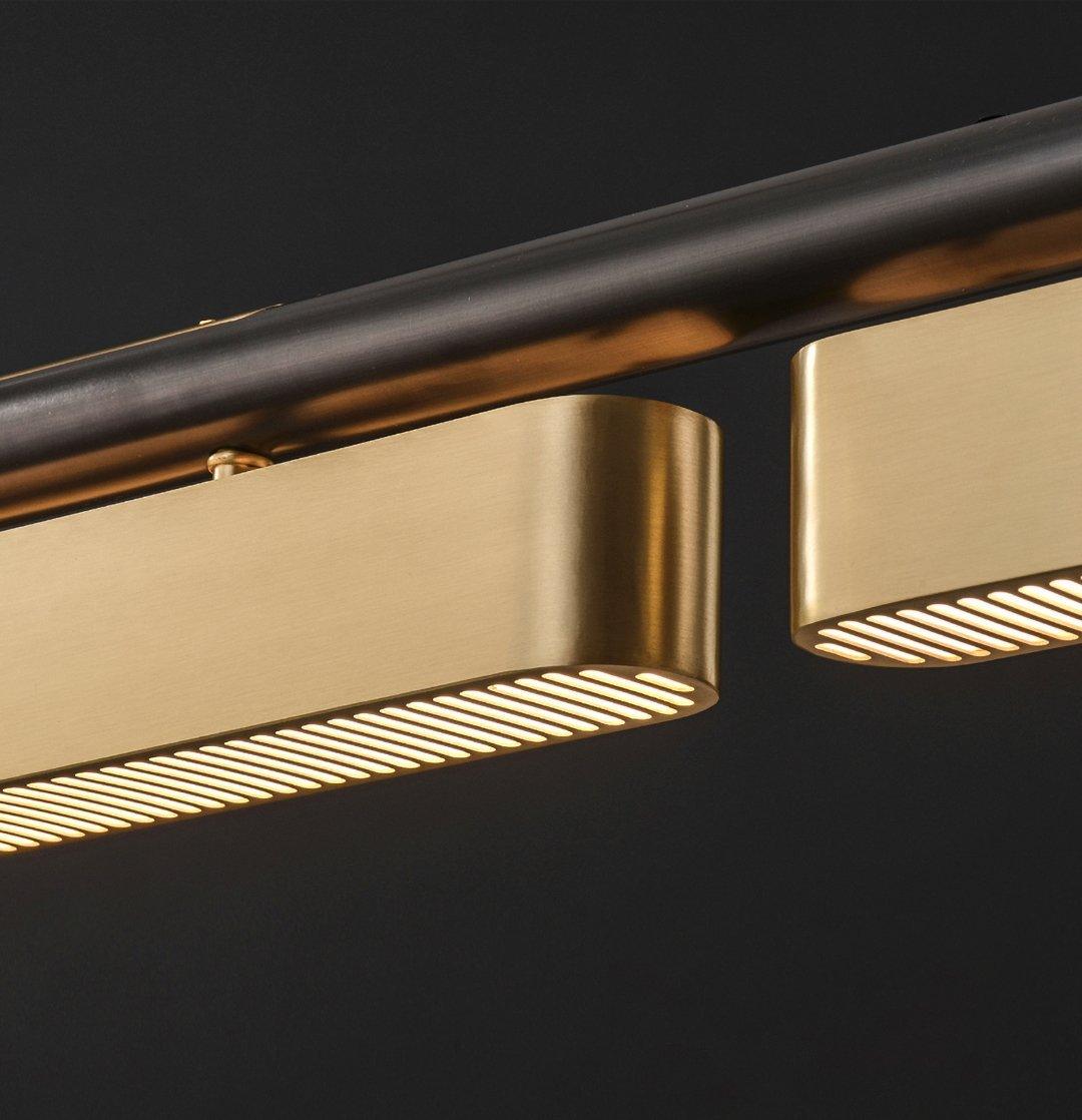 Liorent Messing Minimalistische Pendelleuchte