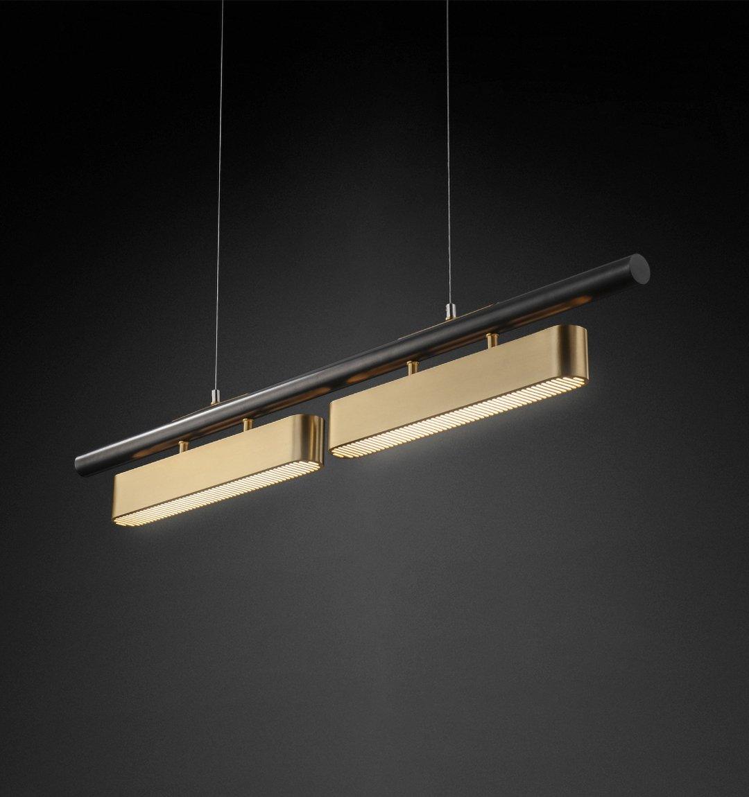 Liorent Messing Minimalistische Pendelleuchte