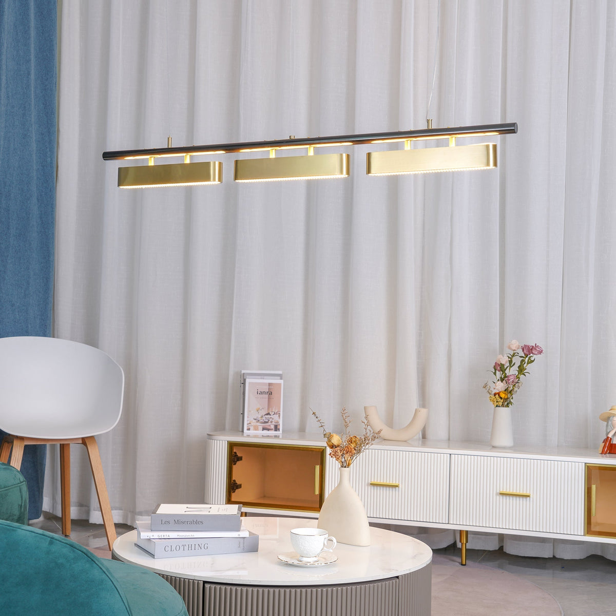 Liorent Messing Minimalistische Pendelleuchte