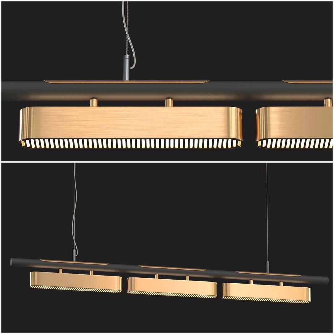 Liorent Messing Minimalistische Pendelleuchte