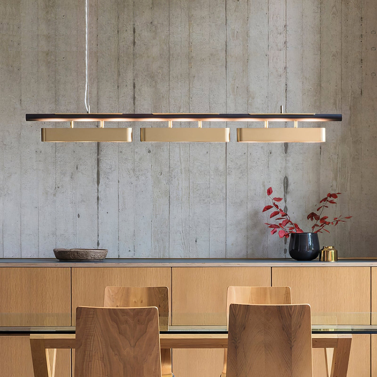 Liorent Messing Minimalistische Pendelleuchte