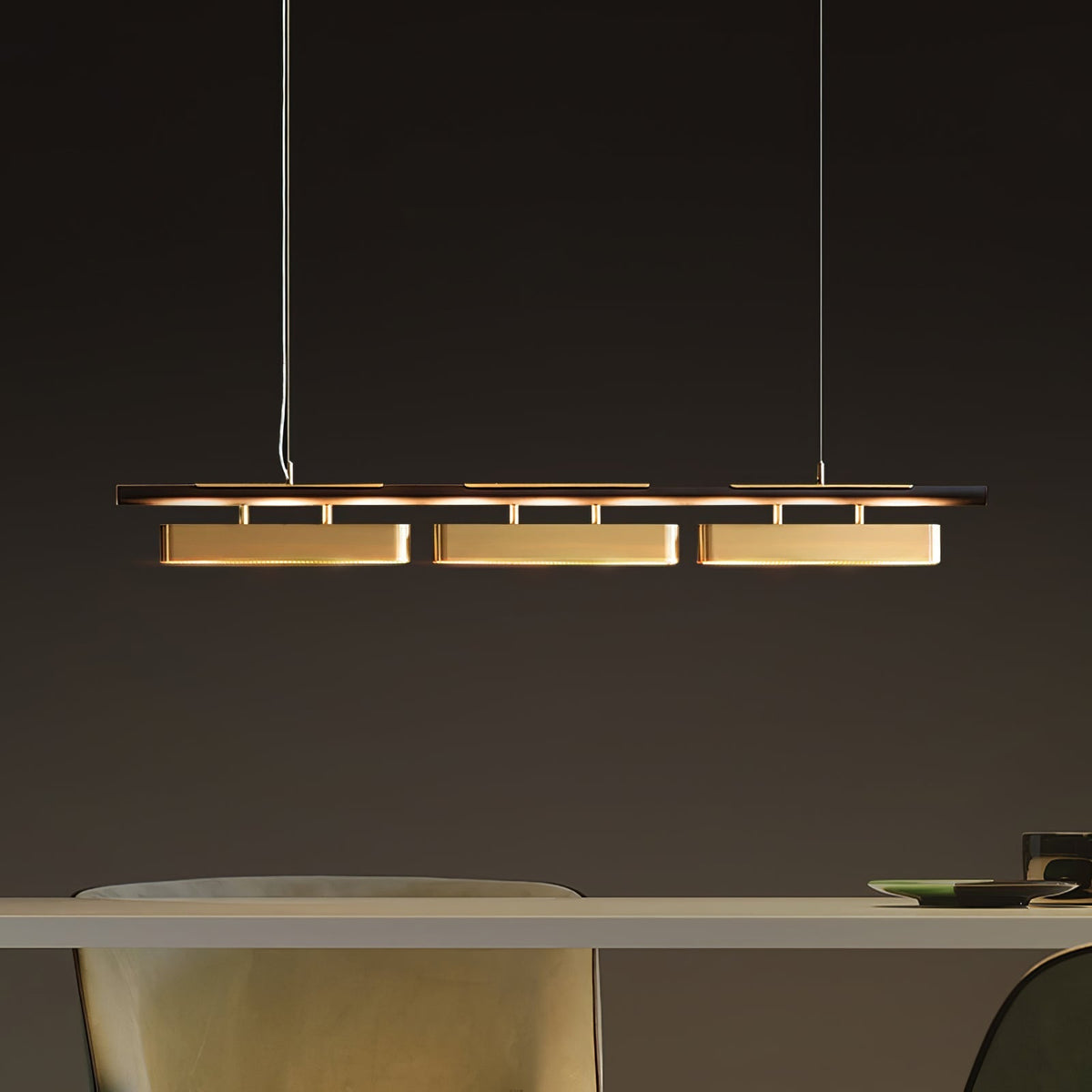 Liorent Messing Minimalistische Pendelleuchte